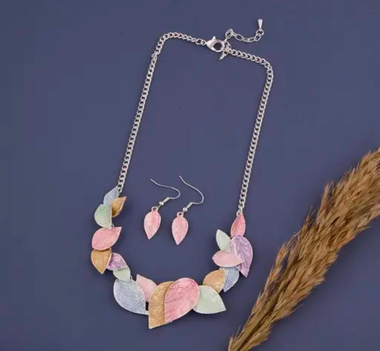 Pastel Oval Statement Set